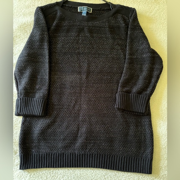 Vintage Karen Scott Black Women’s Blouse Size Large - Picture 14 of 14